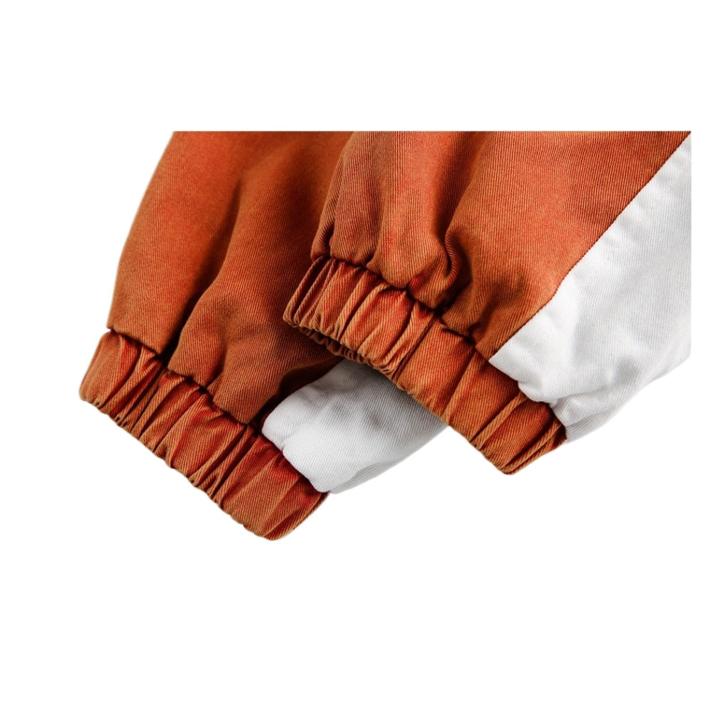 90s Retro Colorblock Patchwork Track Jacket