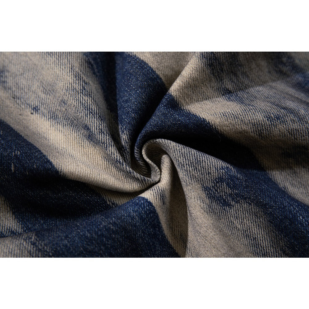 Bleached Marble Baggy Jeans