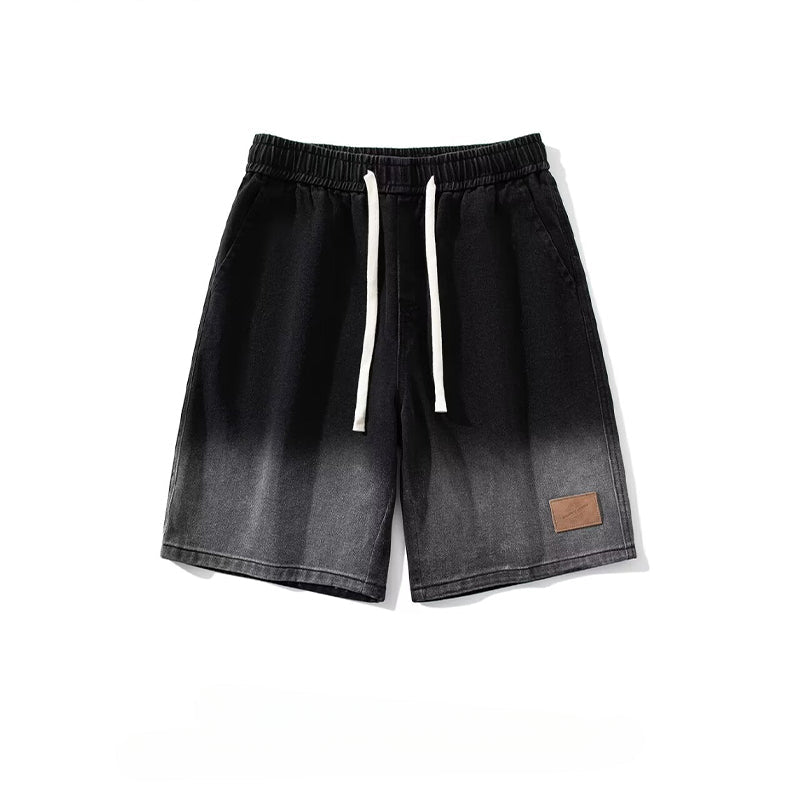 Cool Gradient Denim Shorts - Thrashink