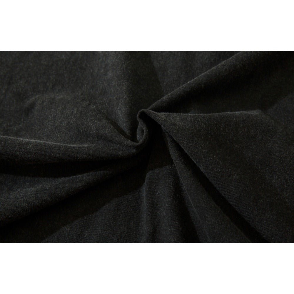 Cross Necklace Distressed Short Sleeve T-Shirt - Thrashink