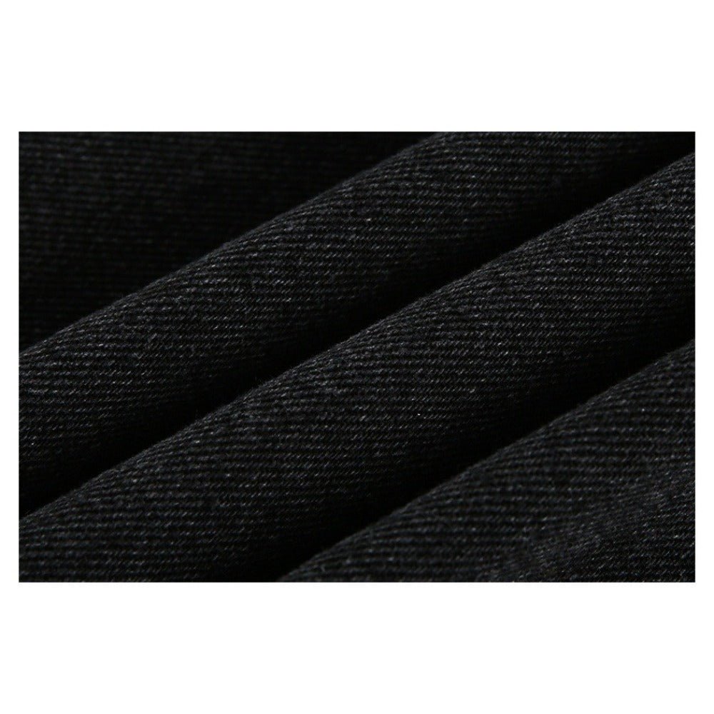 Fake Two - piece Vintage Washed Denim Jacket - Thrashink