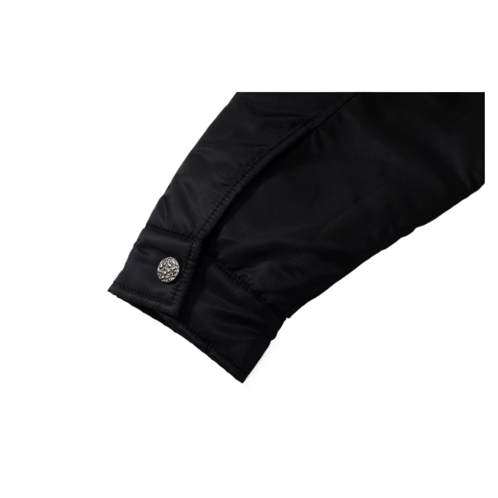 Leopard Lined Faux Fur Hooded Padded Jacket - Thrashink