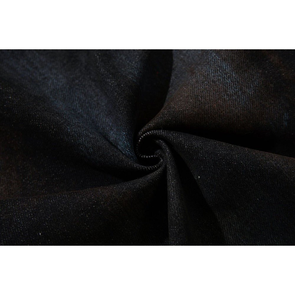 Midnight Paint - Flecked Flares Jeans - Thrashink