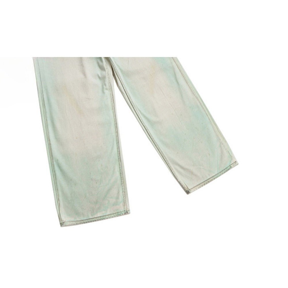 Mint Green Glow - in - the - dark Jeans - Thrashink