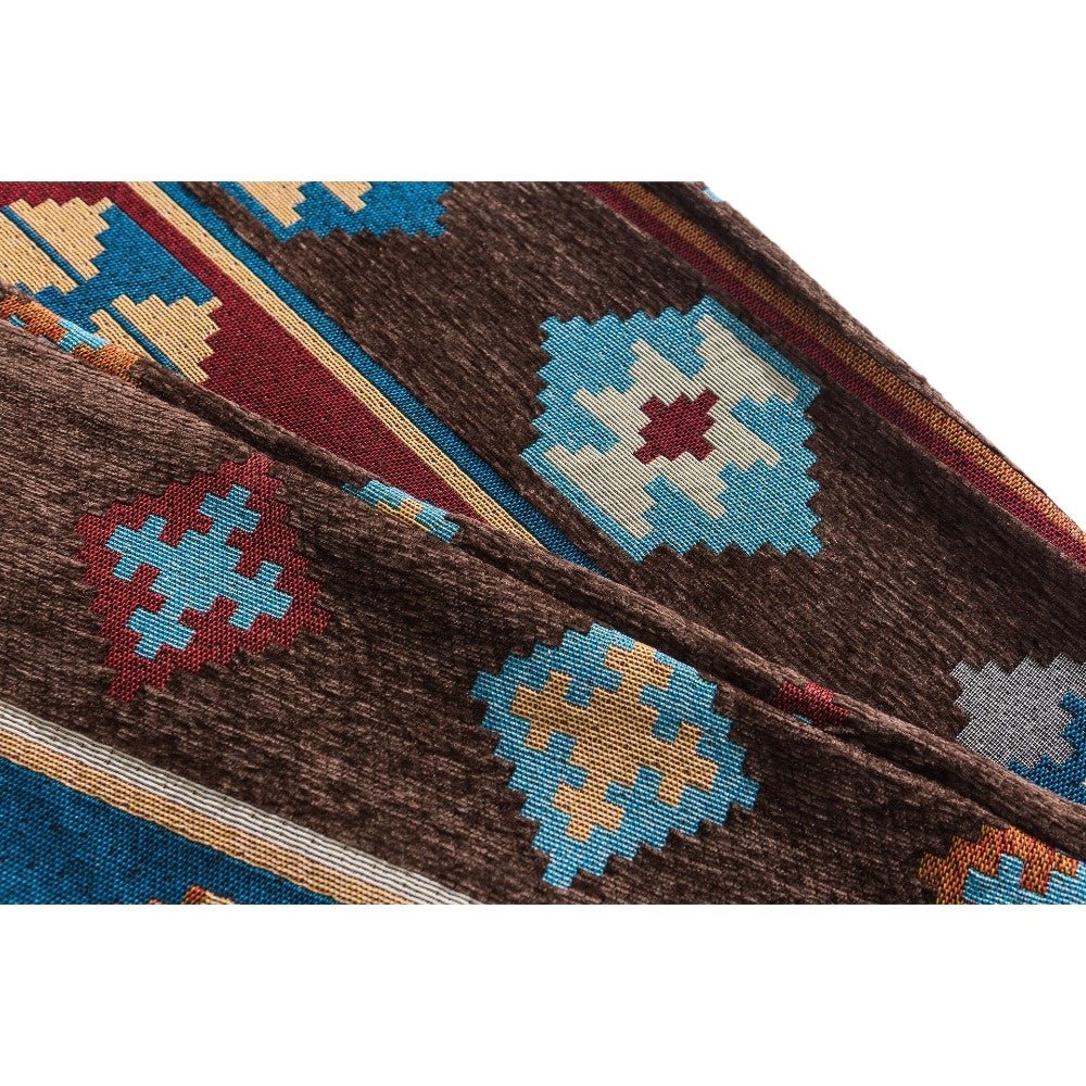 Navajo Patchwork Chenille Pants - Thrashink