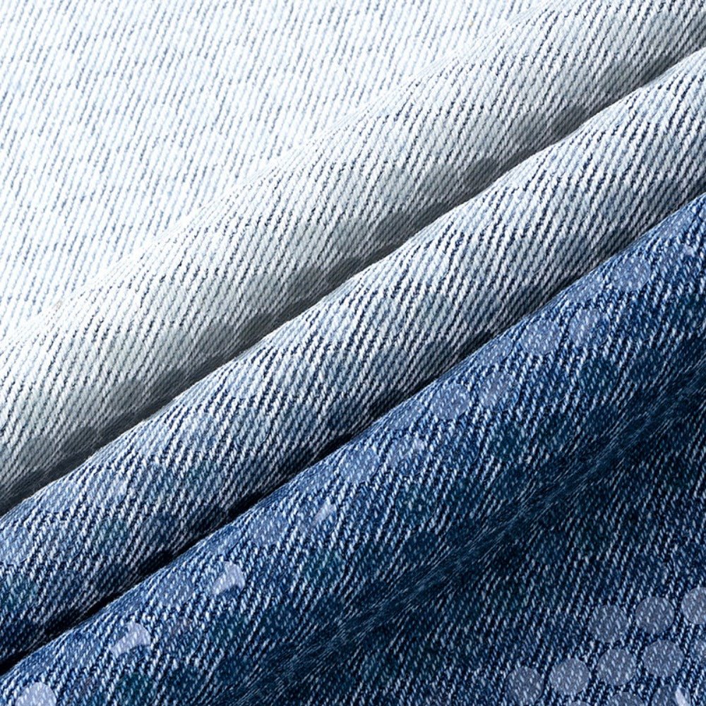 Ombre Sequined Wide - Leg Jeans - Thrashink