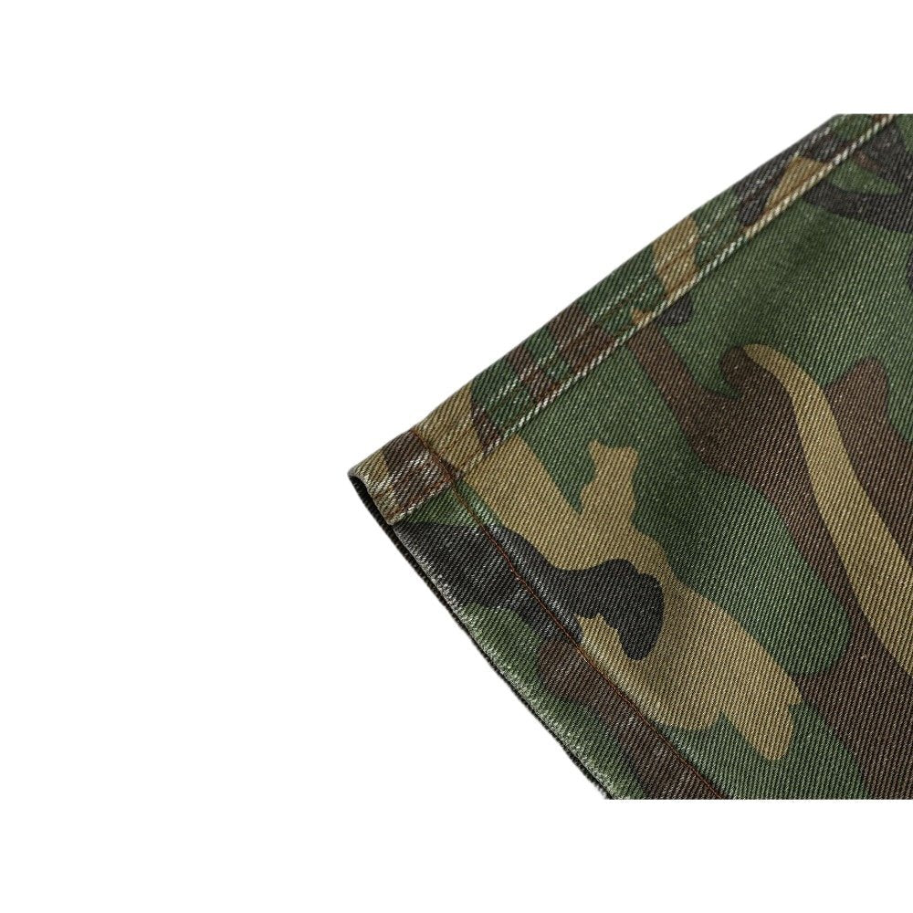 Ripped Camou Cargo Utility Pants - Thrashink