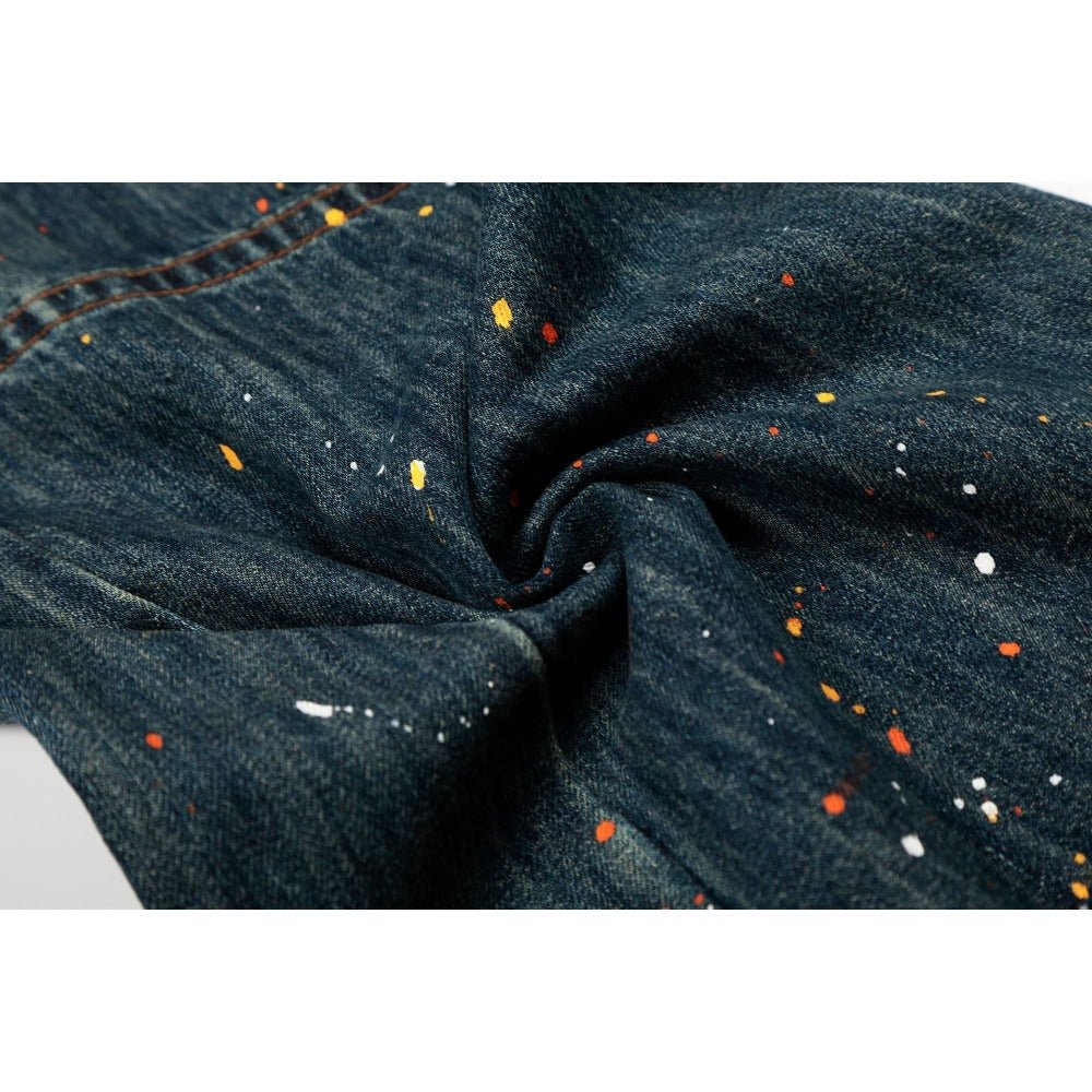 Splatter Art Baggy Jeans - Thrashink