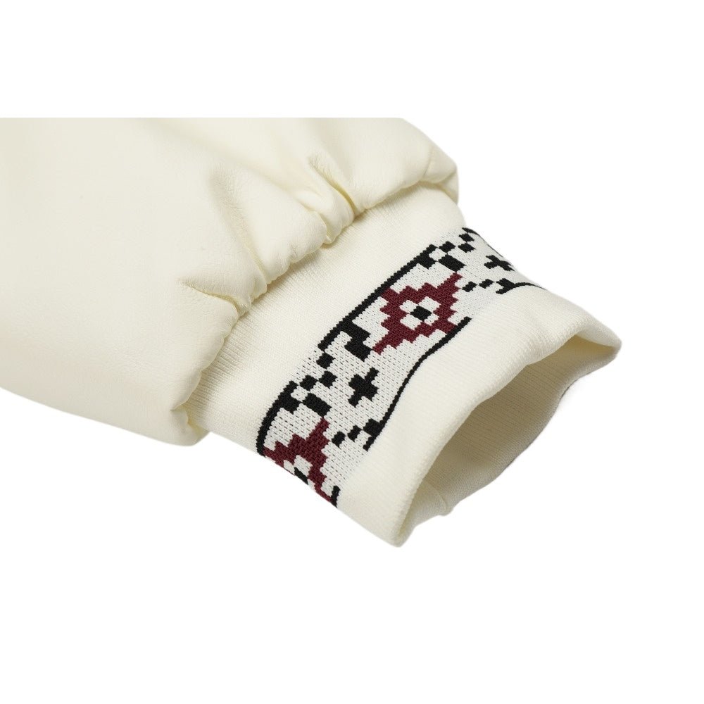 Vintage Heavy Embroidered Varsity Jacket - Thrashink