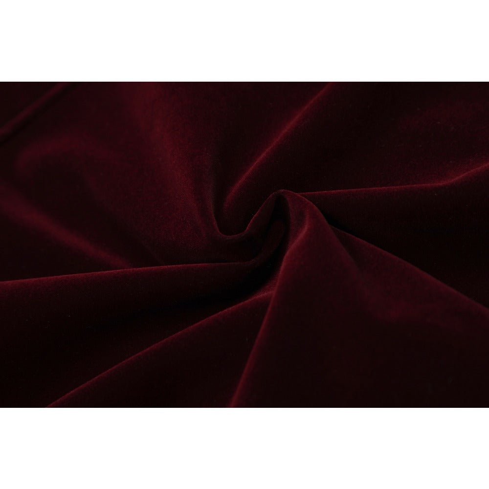 Wine Velvet Pearl - Embellished Jacket - Thrashink