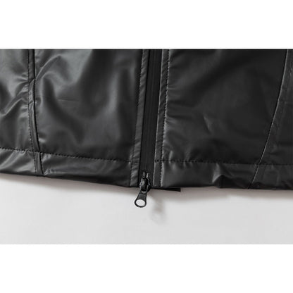 '033' Hidden One Windproof Leather Jacket - Thrashink
