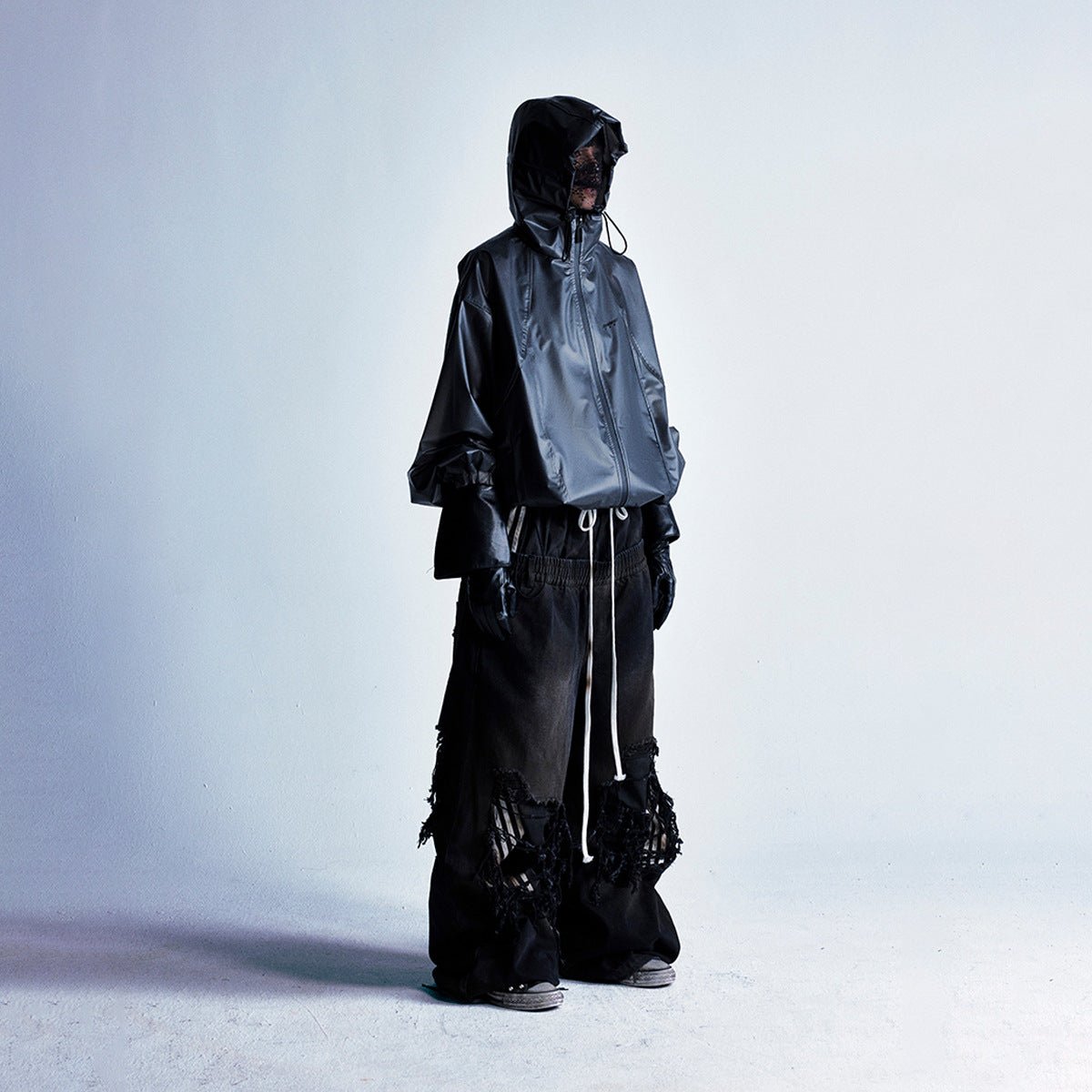 '033' Hidden One Windproof Leather Jacket - Thrashink