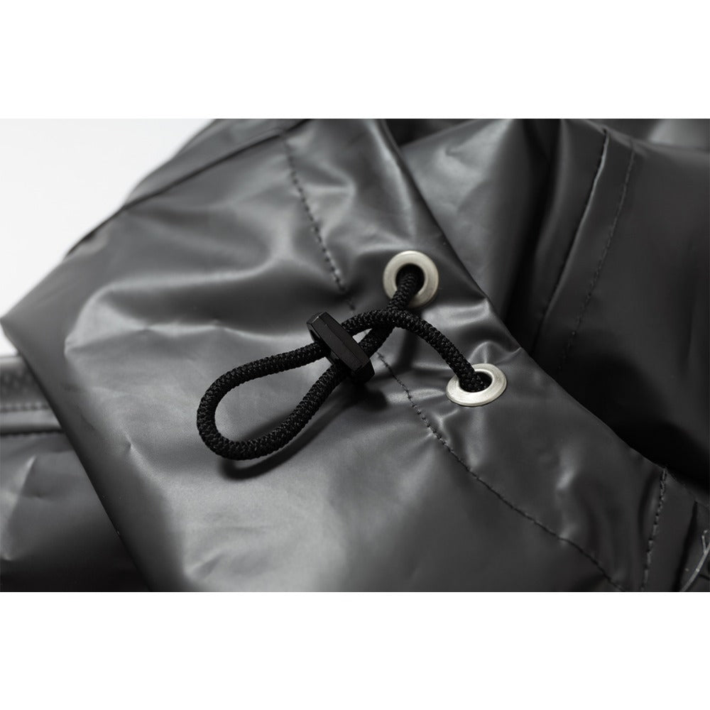 '033' Hidden One Windproof Leather Jacket - Thrashink