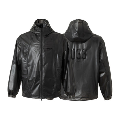 '033' Hidden One Windproof Leather Jacket - Thrashink