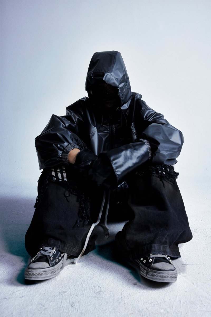 '033' Hidden One Windproof Leather Jacket - Thrashink