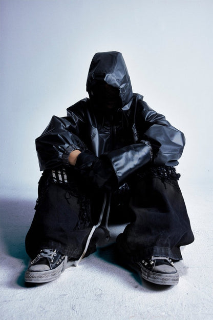 '033' Hidden One Windproof Leather Jacket - Thrashink