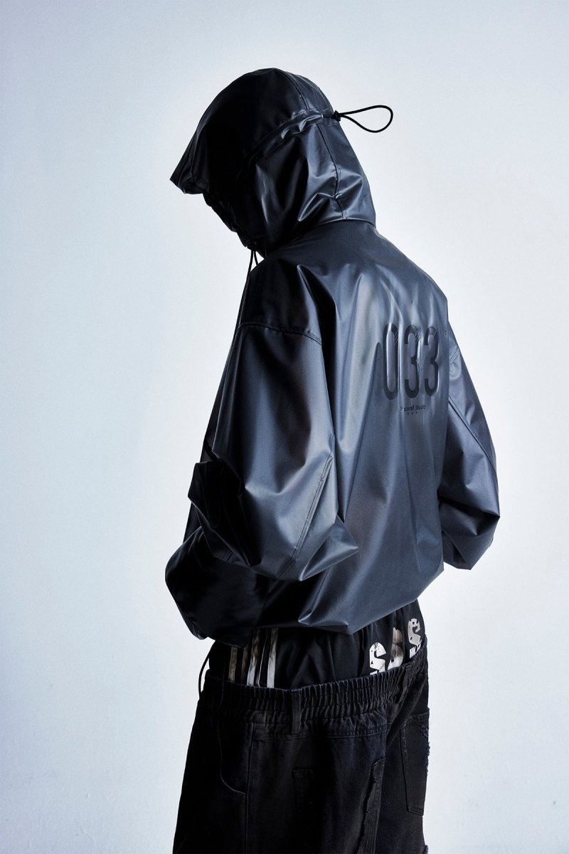 '033' Hidden One Windproof Leather Jacket - Thrashink