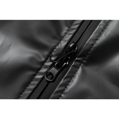 '033' Hidden One Windproof Leather Jacket - Thrashink