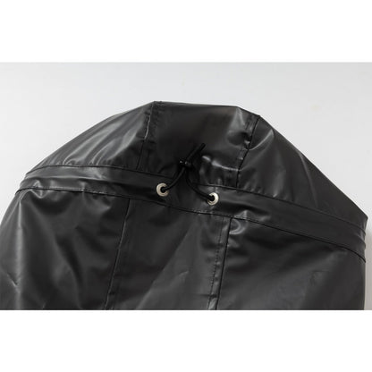 '033' Hidden One Windproof Leather Jacket - Thrashink