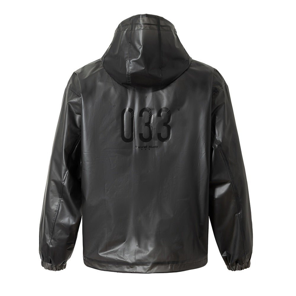 '033' Hidden One Windproof Leather Jacket - Thrashink