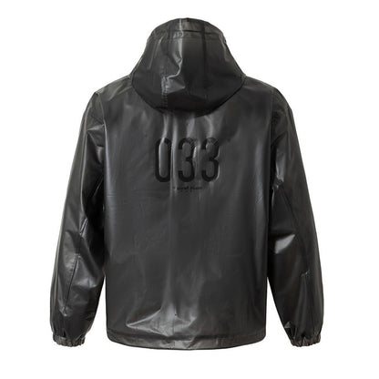 '033' Hidden One Windproof Leather Jacket - Thrashink