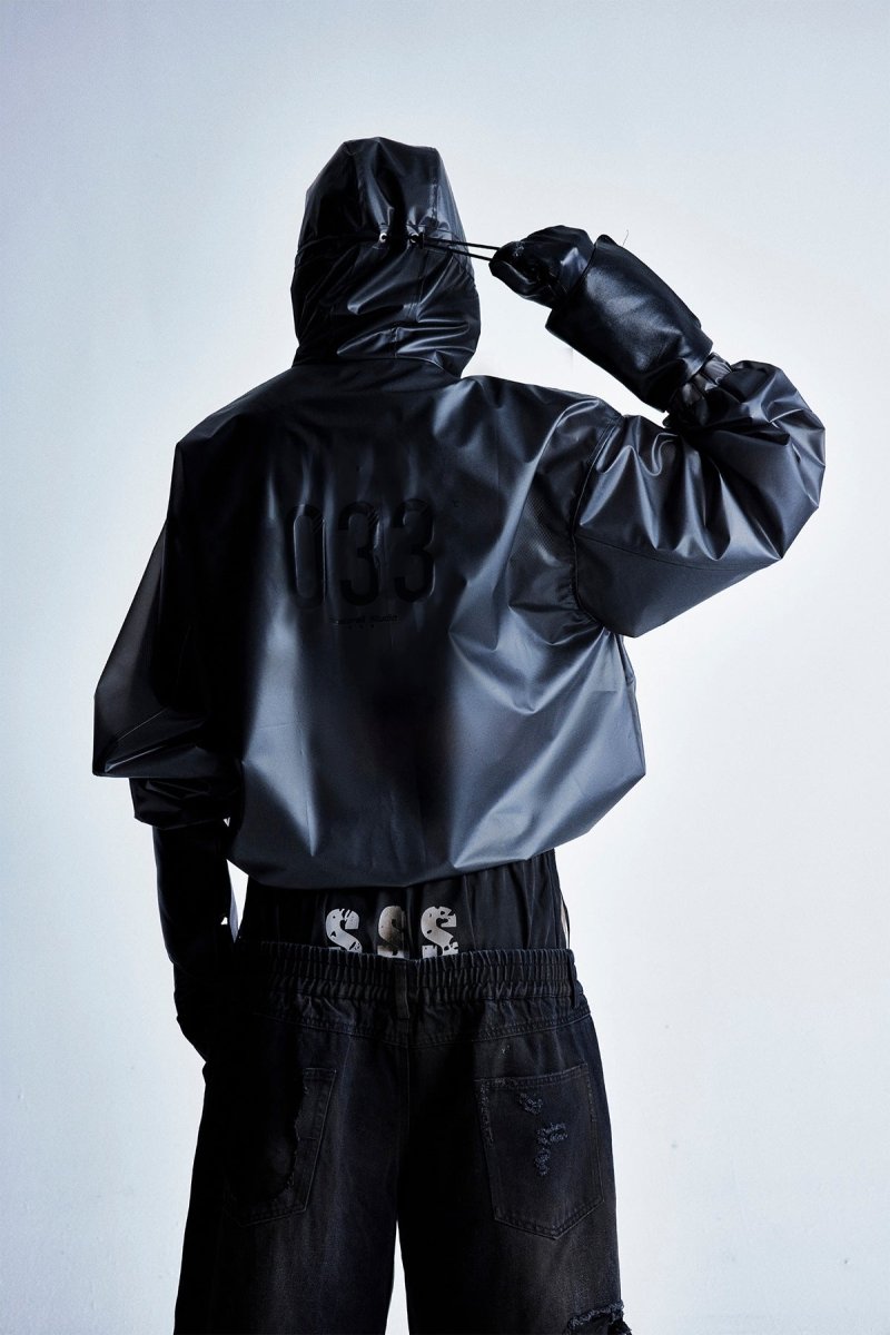 '033' Hidden One Windproof Leather Jacket - Thrashink