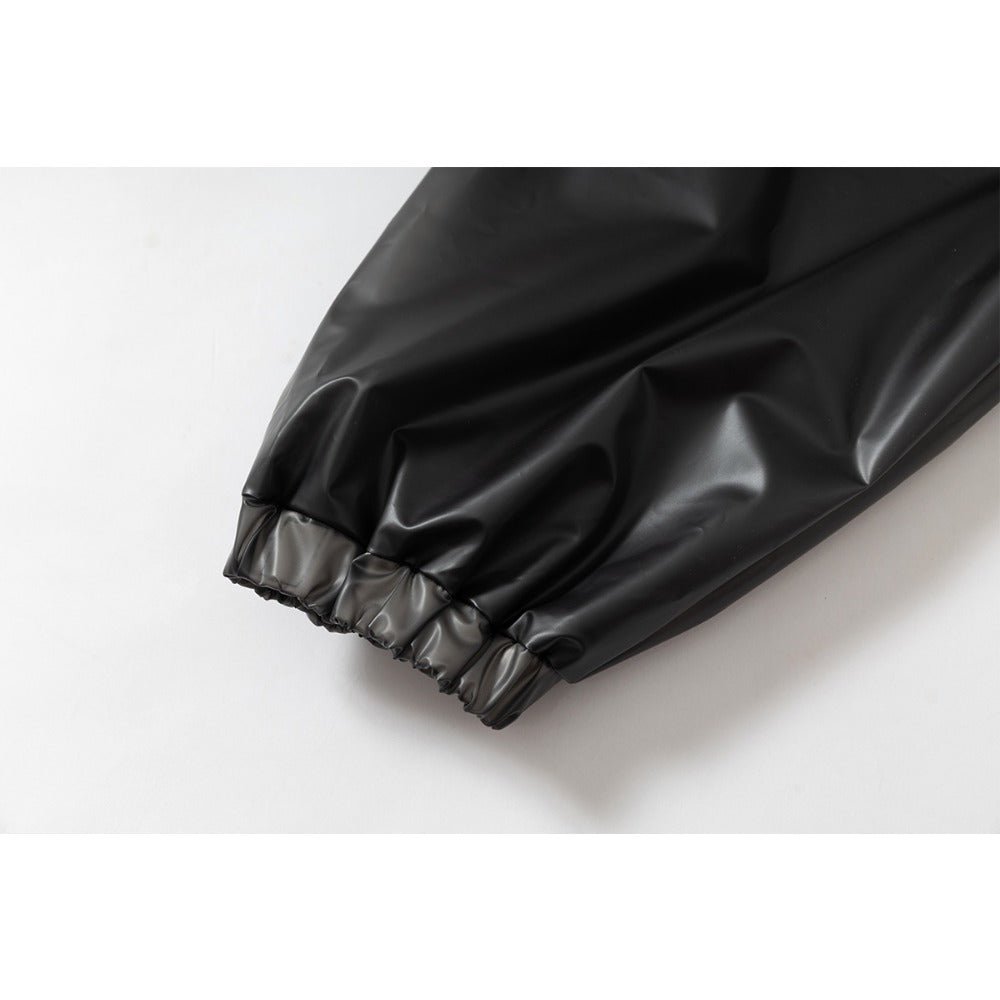 '033' Hidden One Windproof Leather Jacket - Thrashink