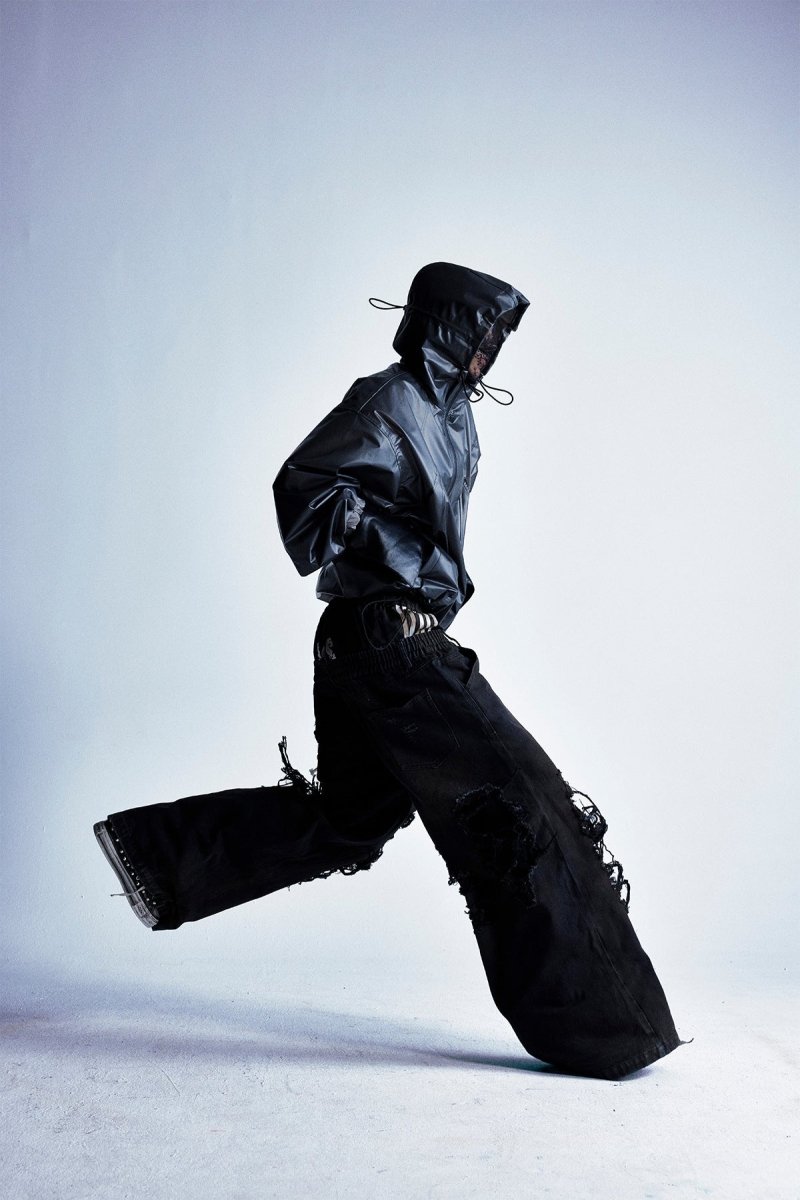 '033' Hidden One Windproof Leather Jacket - Thrashink