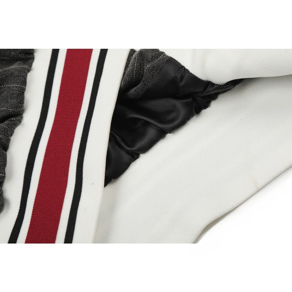 Retro Pinstripe Track Jacket