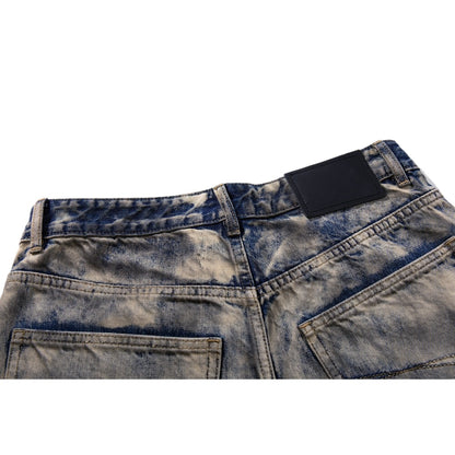 Bleached Marble Baggy Jeans