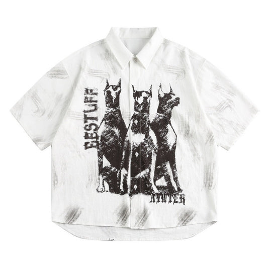3 Dobermans Graffiti Shirt - Thrashink