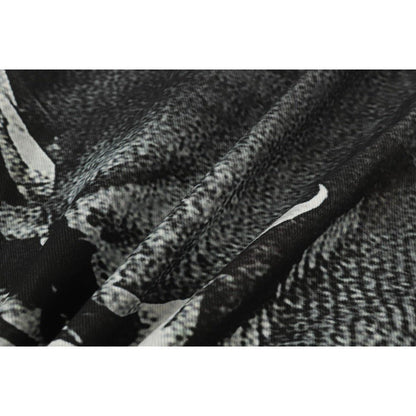 3D Printed Gothic Chain Art Wide - Leg Jeans - Thrashink