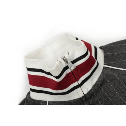 Retro Pinstripe Track Jacket