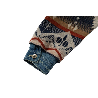 Navajo Denim Trim Vintage Jacket