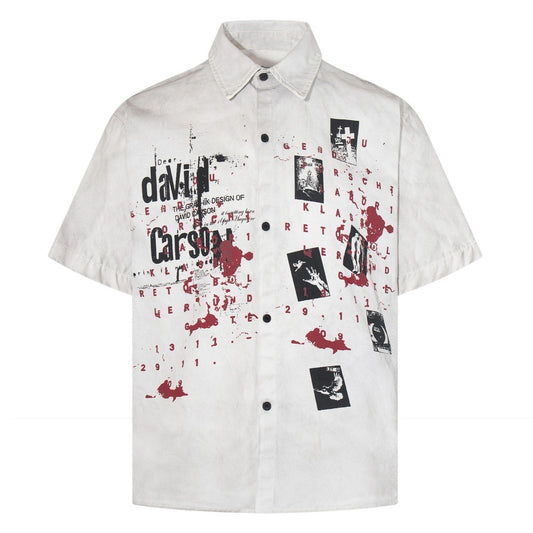 Grunge Blood-Splatter Shirt