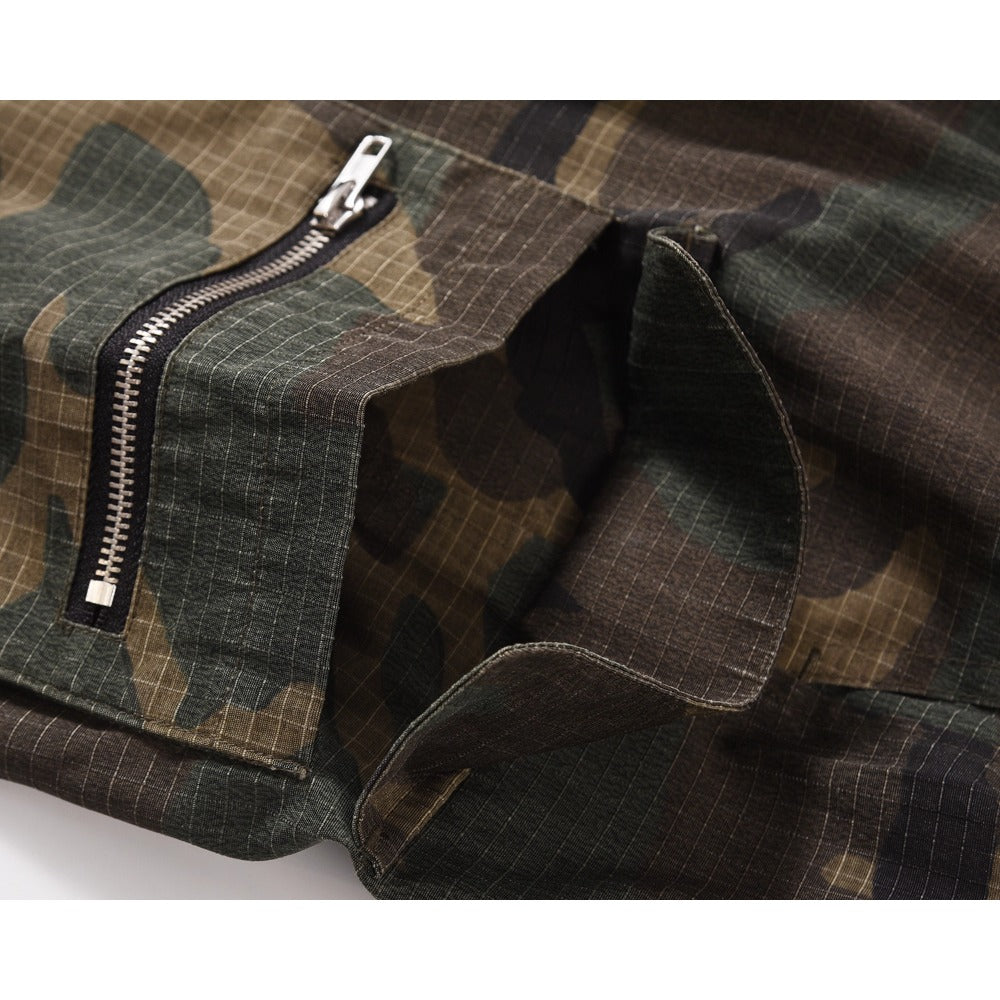 RO Washed Camo Cargo Shorts