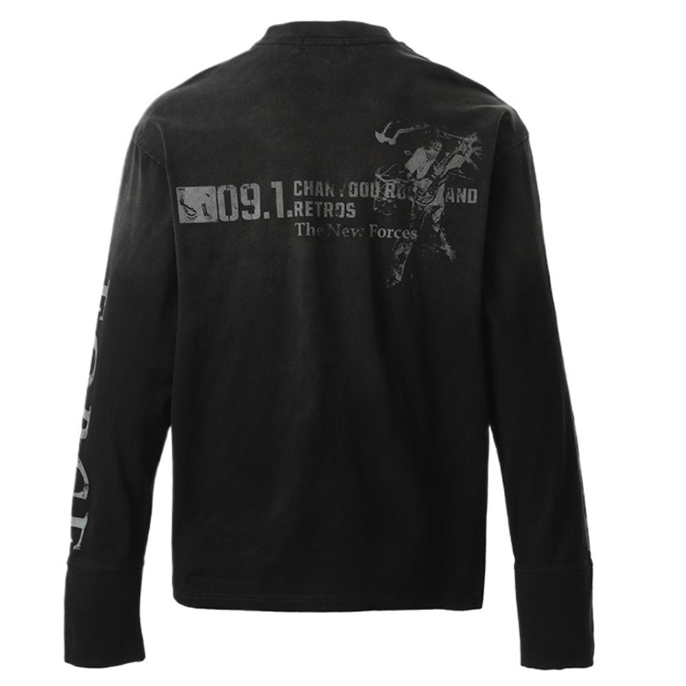 Force 09 Gradient Distressed Long Sleeve