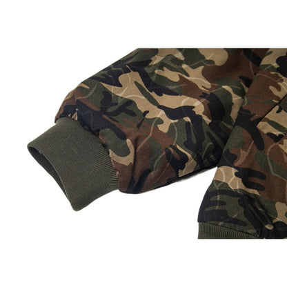 90 Camo Faux Fur Hooded Jacket - Thrashink
