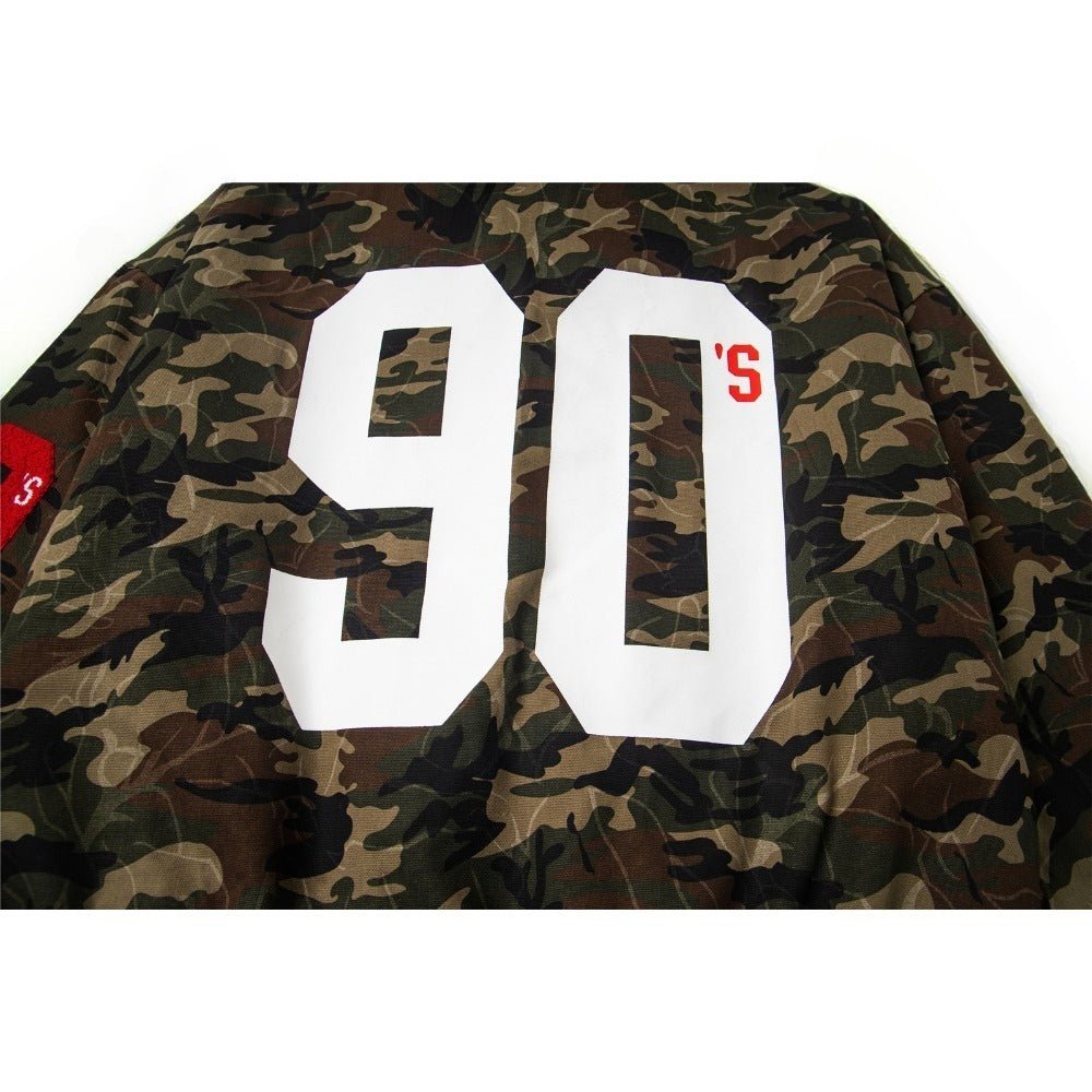 90 Camo Faux Fur Hooded Jacket - Thrashink