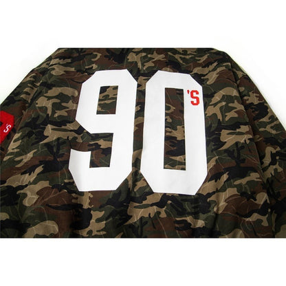 90 Camo Faux Fur Hooded Jacket - Thrashink