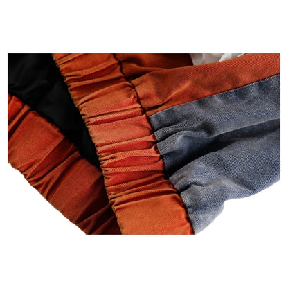 90s Retro Colorblock Patchwork Track Jacket