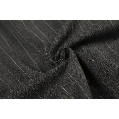 Retro Pinstripe Track Jacket