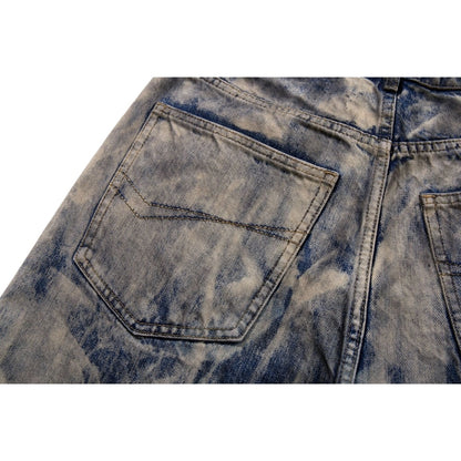 Bleached Marble Baggy Jeans