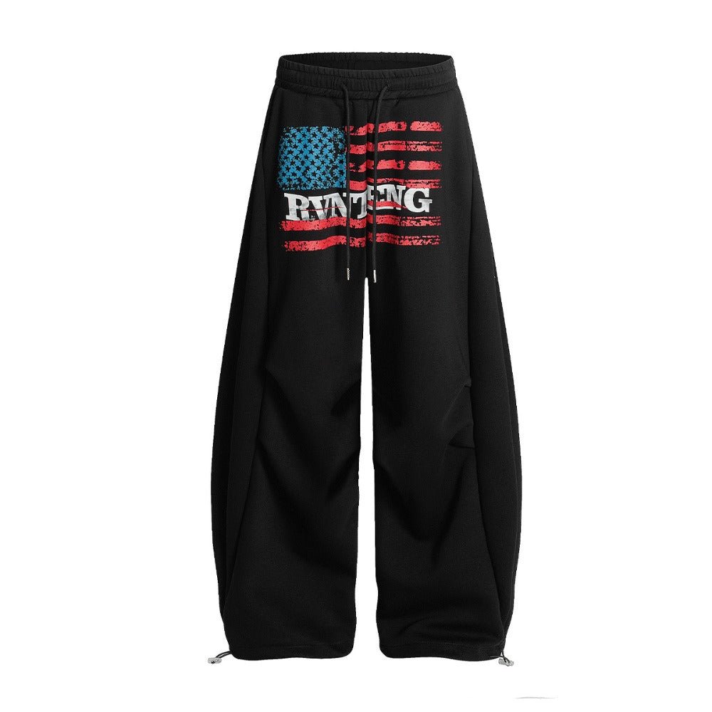 American Flag Pattern Pants - Thrashink