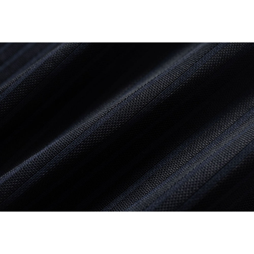 Badge Embroidered Fake Two Piece Polo Shirt - Thrashink