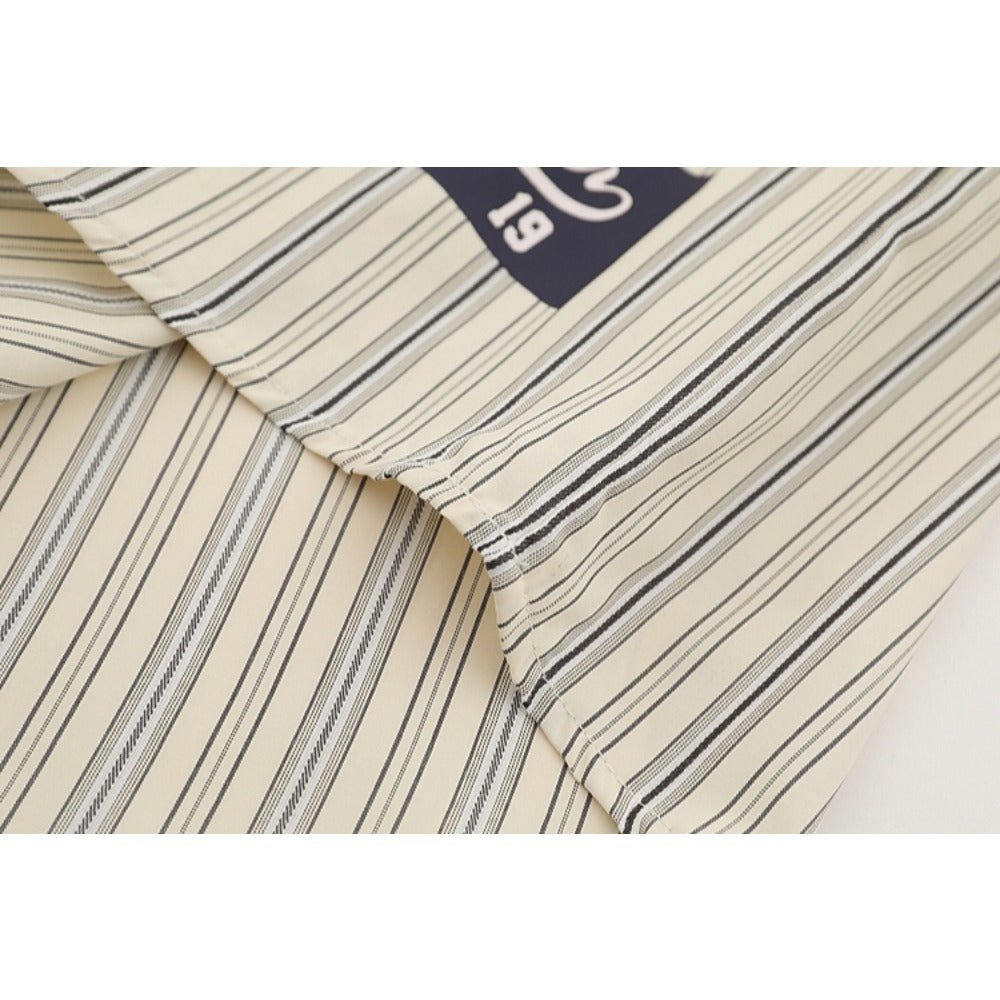 Baseball Puppy Striped T-Shirt - Thrashink