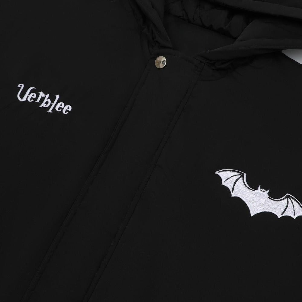Bat Wing Hooded Cotton Padded Jacket - Thrashink
