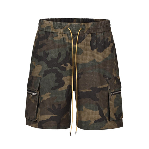 RO Washed Camo Cargo Shorts