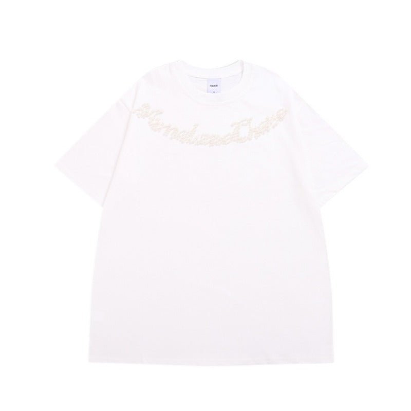 Beaded Cleanfit T-Shirt - Thrashink