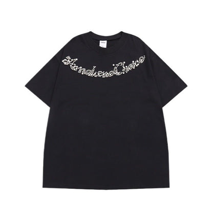 Beaded Cleanfit T-Shirt - Thrashink